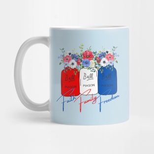 Faith Family Freedom Mug